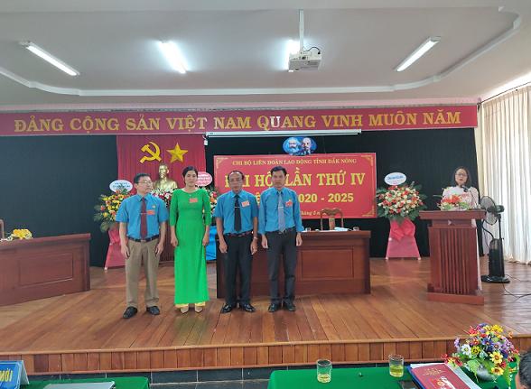 Chi bộ Liên đoàn Lao động tỉnh Đắk Nông tổ chức Đại hội lần thứ IV, nhiệm kỳ 2020 - 2025