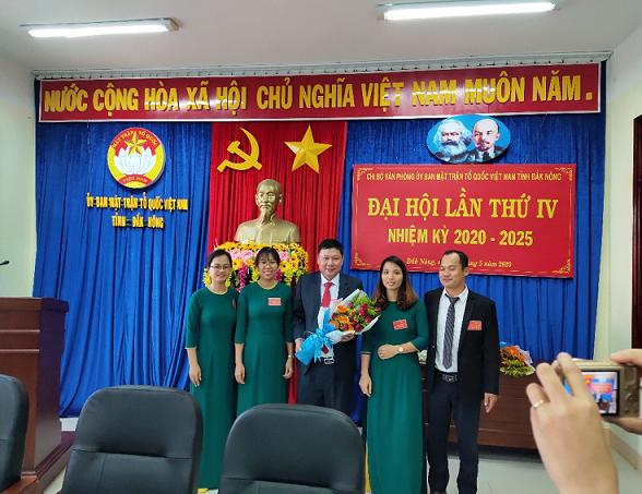 Chi bộ Văn phòng UBMTTQ Việt Nam tỉnh Đắk Nông tổ chức Đại hội lần thứ IV, nhiệm kỳ 2020 - 2025