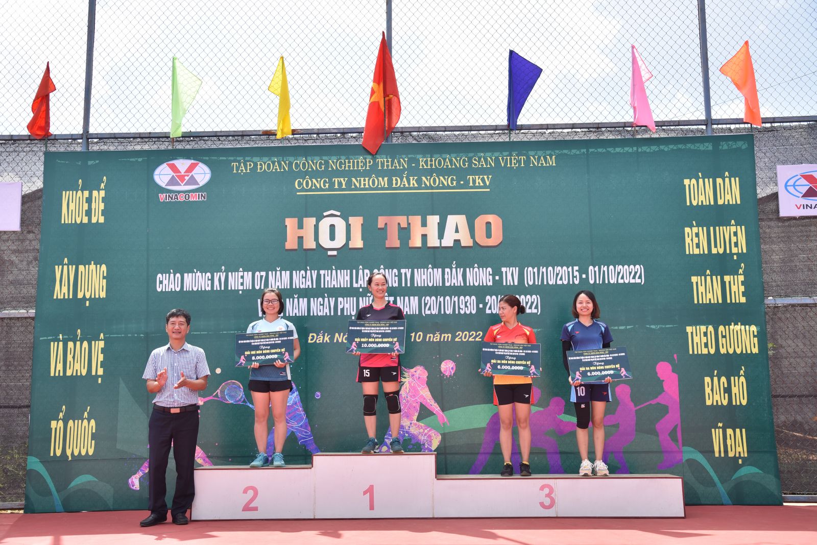Hội thao chào mừng kỷ niệm 07 năm thành lập Công ty Nhôm Đắk Nông - TKV (01/10/2015 - 01/10/2022)