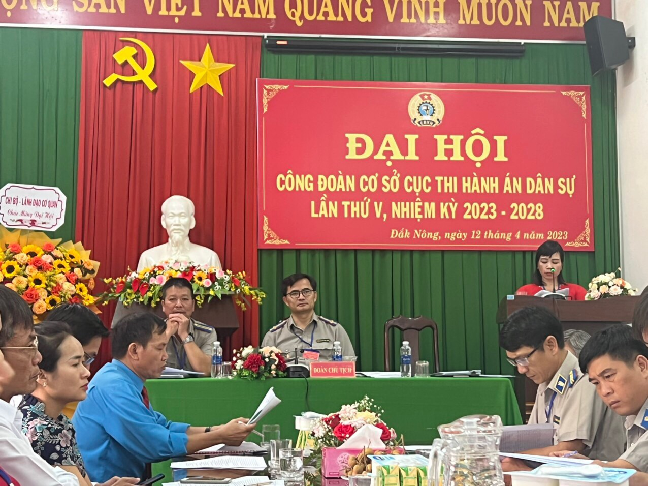 Đại hội Công đoàn cơ sở Cục Thi hành án dân sự, Viện Kiểm sát nhân dân tỉnh Đắk Nông, lần thứ VI, nhiệm kỳ 2023 - 2028