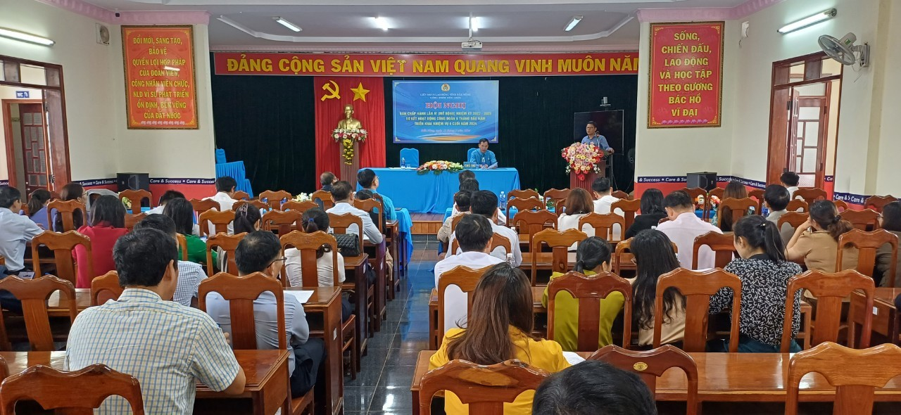 Công đoàn Viên chức tỉnh Đắk Nông  tổ chức Hội nghị sơ kết hoạt động 6 tháng đầu năm 2024
