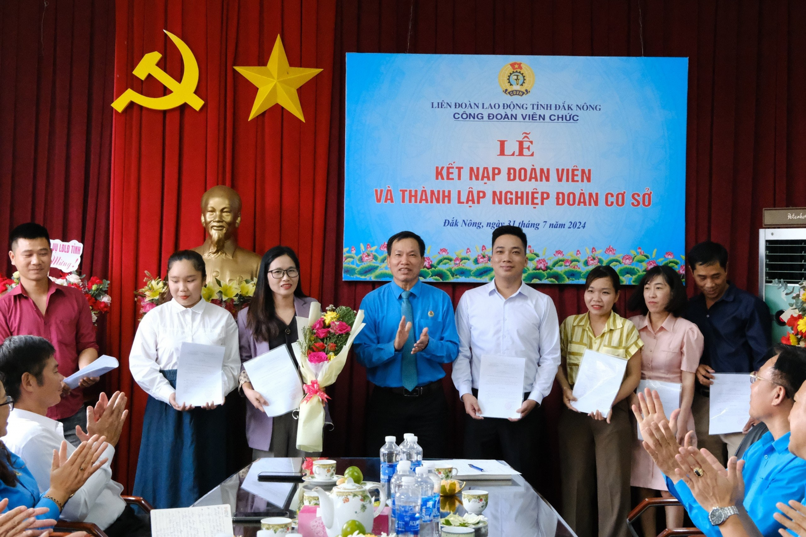 Công đoàn Viên chức Thành lập Nghiệp đoàn cơ sở cộng tác Báo chí Đắk Nông đầu tiên trên địa bàn tỉnh Đắk Nông