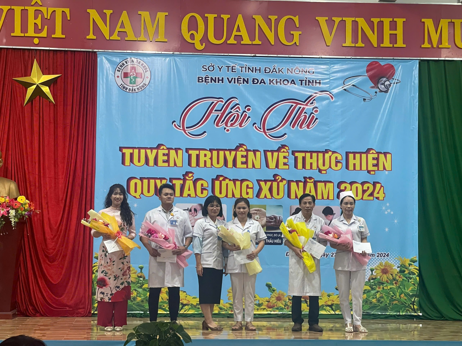 Hội thi tuyên truyền thực hiện quy tắc ứng xử  tại Bệnh viện Đa khoa tỉnh Đắk Nông